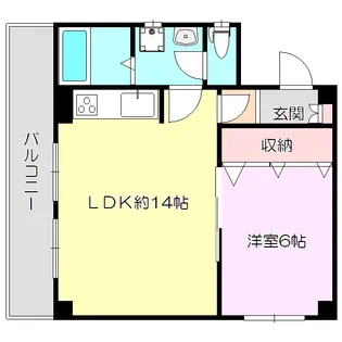 新大阪和光【5階】の間取り