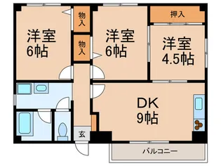 ハイツプレジレント【2階】の間取り