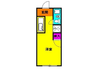 コーポYURAKU【2階】の間取り