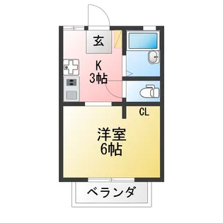 ビラブランカ【2階】の間取り