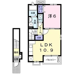 サンレミ真時II【2階】の間取り