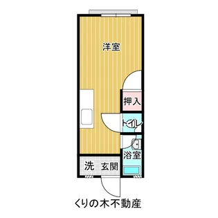 コーポオメガ【1階】の間取り