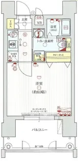 ディナスティ都島北通【6階】の間取り