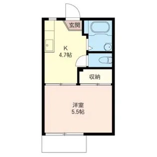 メゾンイースト【1階】の間取り