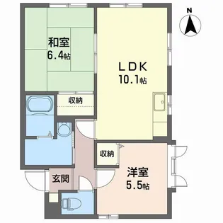 メゾン・セフィラ A棟【1階】の間取り