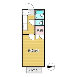 コーポユリカ【1階】の間取り