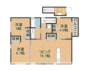レトア【2階】の間取り