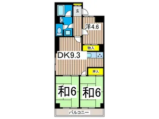 メゾン戸塚【4階】の間取り