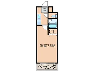 ボナール遠里小野【2階】の間取り