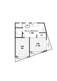 エクセラン成城【3階】の間取り