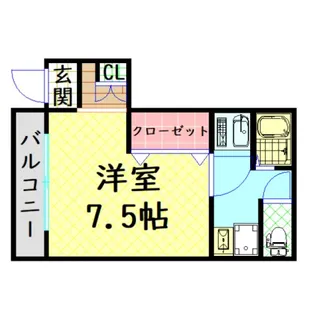 メゾンヒデックス【1階】の間取り