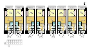 リプネスコート江坂【3階】の間取り