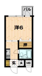 アルファライフ【1階】の間取り