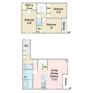 メゾン ボヌールの間取り