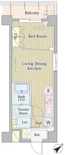 Avvolto Felice 蒲田South【2階】の間取り