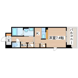 エクセレント ジールV【3階】の間取り