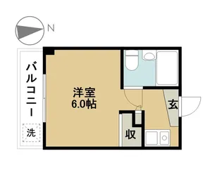 ロフトヒルズ【1階】の間取り