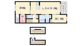 アンサードリーム加古川【3階】の間取り
