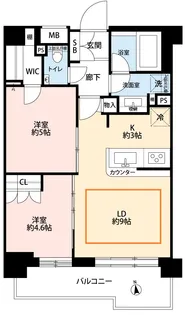リビオレゾン八幡山【2階】の間取り