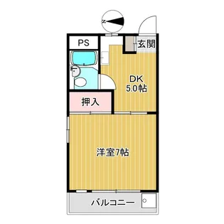 タイムリーハイツ【1階】の間取り