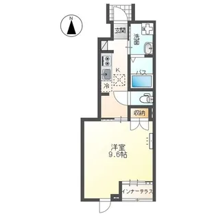 ルミエール【1階】の間取り