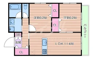S.design SHOJAKU【1階】の間取り