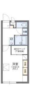 レオパレス萩山【2階】の間取り