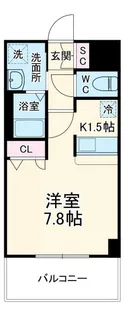 ライジングコート名古屋駅南【2階】の間取り