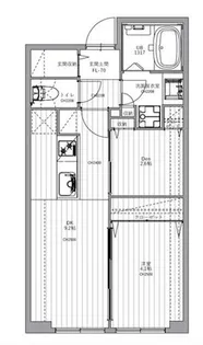 レジデンス渋谷富ヶ谷(旧フォレシティ富ヶ谷)【6階】の間取り