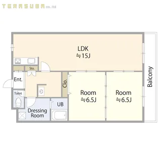 ヴェルデコースト【2階】の間取り