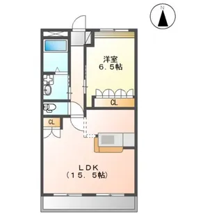 アップルハウス【2階】の間取り