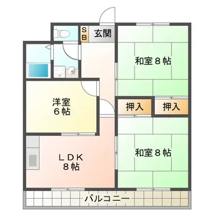 ディアホームズ志とも【2階】の間取り