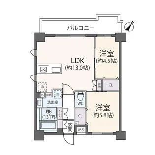 リージア代々木ビナリオ【7階】の間取り
