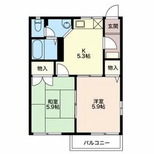 フレグランス・リバティ【2階】の間取り