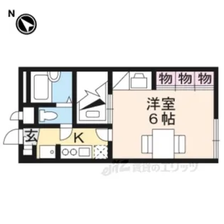 レオパレス幸【1階】の間取り