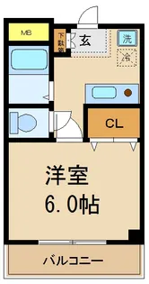 コートピレリ北松戸【3階】の間取り