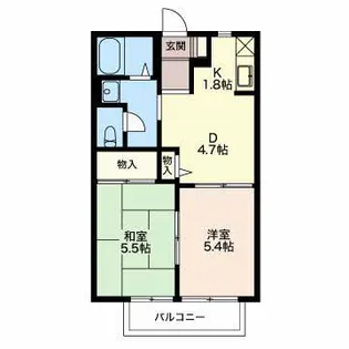 コーポベルトリー【2階】の間取り