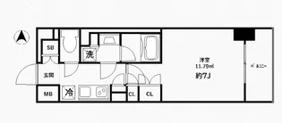 TFレジデンス川崎殿町EAST【6階】の間取り