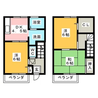 エクセルカトウII【1階】の間取り