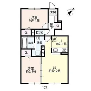 Lively Home【1階】の間取り