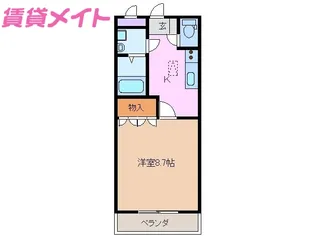 シオン【1階】の間取り