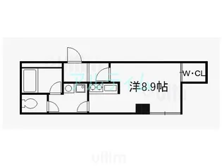 セントエルモ三条【4階】の間取り