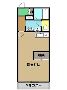 ボタニカアパルトマンI【1階】の間取り