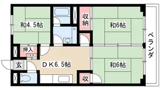第2太田コーポ【5階】の間取り