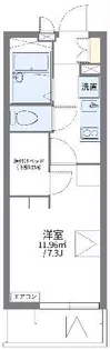 レオパレスバンリュ【3階】の間取り