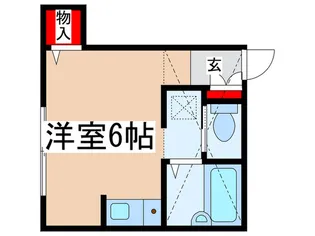 ランディー高石B【1階】の間取り