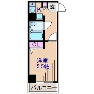 クリオ菊名参番館【2階】の間取り