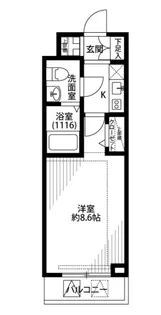 プレール・ドゥーク富士見ヶ丘【3階】の間取り
