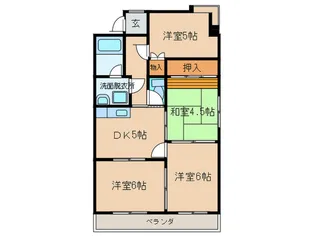 アネックスK【5階】の間取り