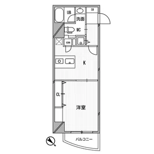 インボイス難波南レジデンス【4階】の間取り